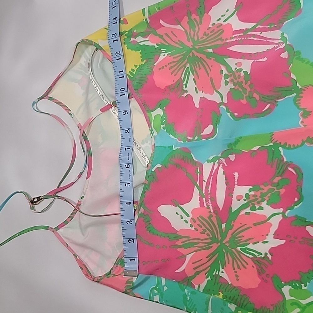 Lilly Pulitzer, Size XXS Maisy Silk Slip Dress Big Flirt Racerback Sleeveless - Picture 7 of 9